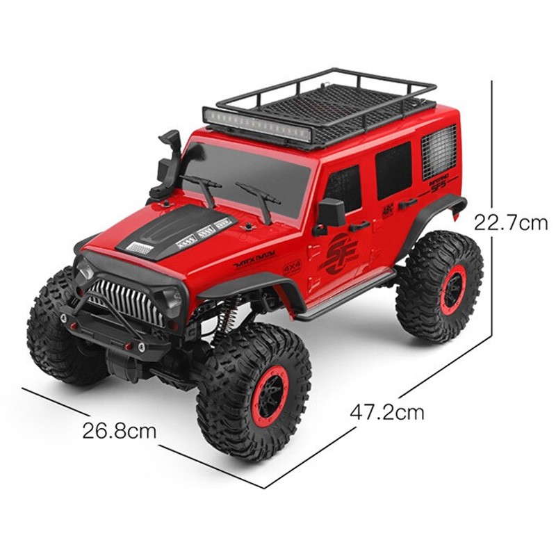 伟力大号rc遥控车改装仿真吉普jeep牧马人越野模型儿童男孩玩具大型