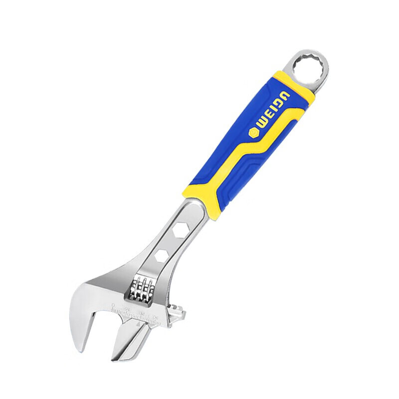 威达多功能管活两用活动扳手大开口汽机修胶柄活络扳子 150mm