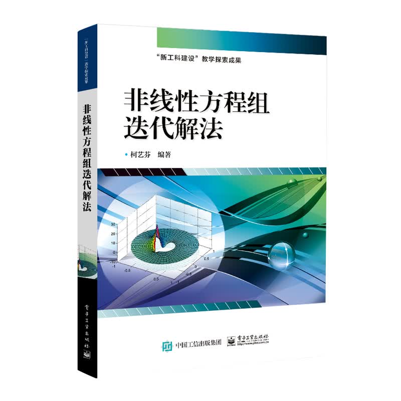 正版 非线性方程组迭代解法 数学 柯艺芬著 科学与自然 非线性科学 电子工业出版社