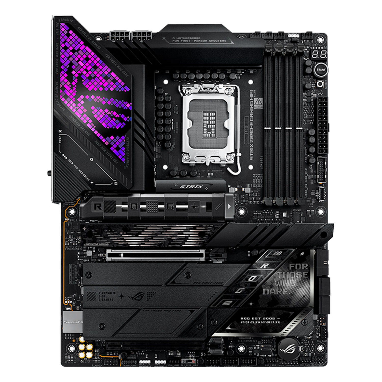 华硕ROG Z890主板系列 MAXIMUS Z890 HERO APEX STRIX Z890-A GAMING WIFI吹雪主板 ROG Z890-E GAMING WIFI