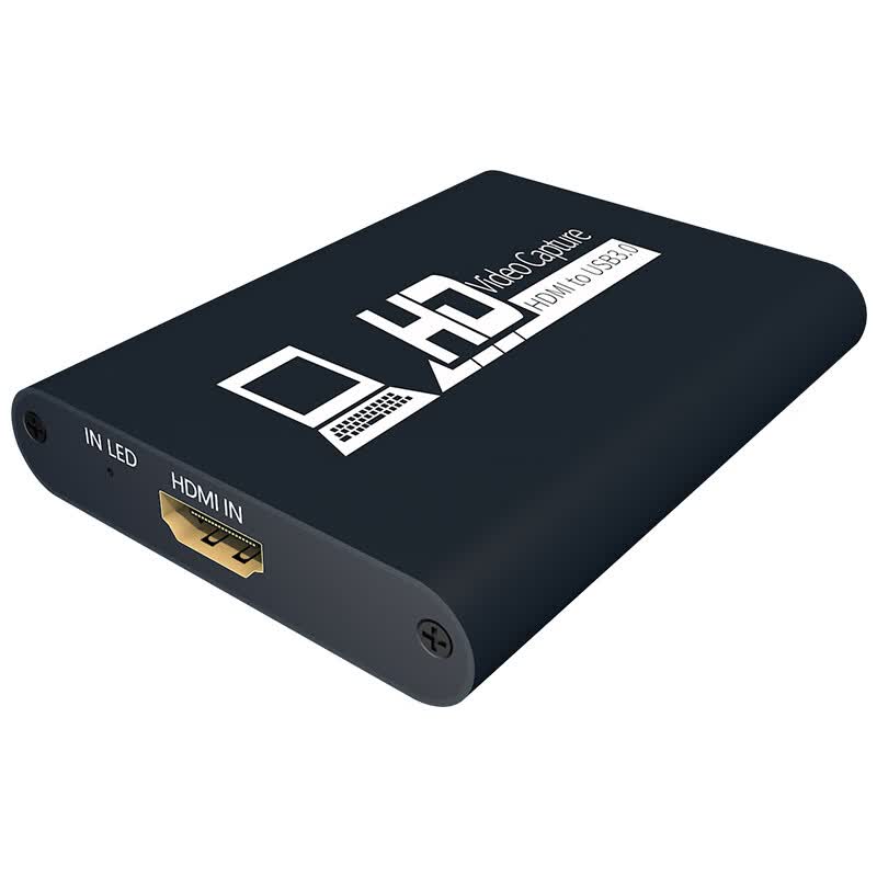 优霆hdmi转USB3.0高清视频采集卡 教育会议摄像头B超电脑腾讯雨课堂钉钉抖音快手直播录制盒 HDMI转USB3.0采集盒 USB2.0兼3.0