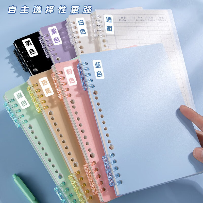 轩奕文具活页记账本手账家庭理财笔记本手帐明细账财务会计账簿店铺