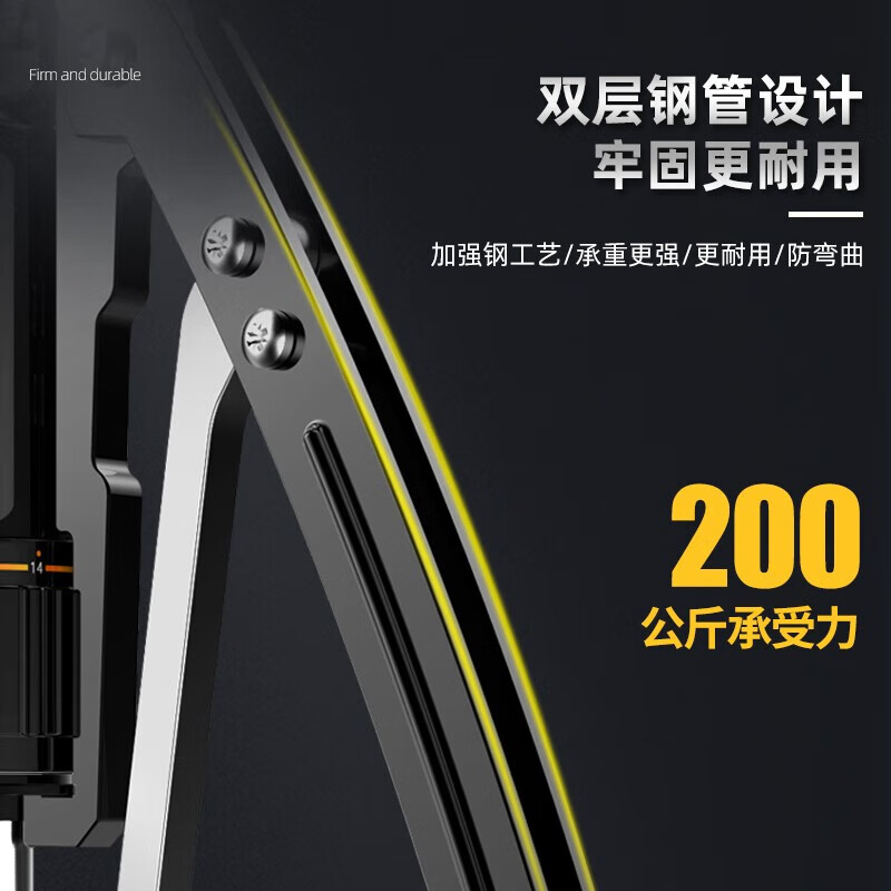 SMOOKY 液压臂力器可调节男家用健身器材练胸肌手臂锻炼握力器臂力棒拉 升级款10~液压可调节 200kg 黑色