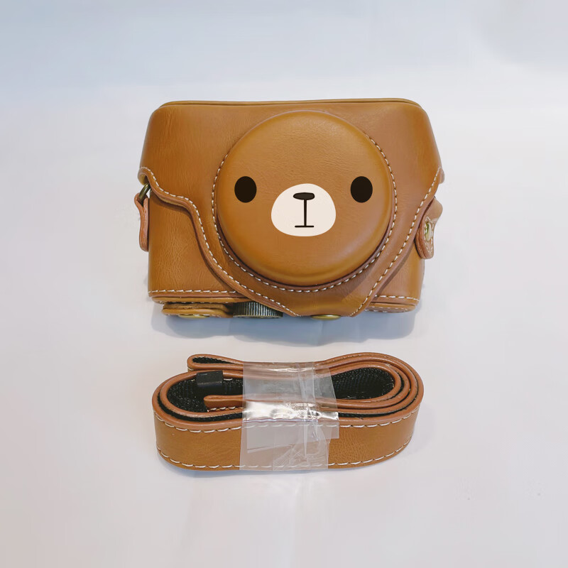 兰帕特 适用索尼zv1相机包单肩微单sony黑卡1-7保护套zv一1皮壳rx100