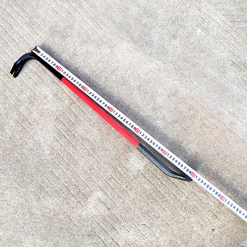 磐筱重型高锰钢便携式小撬棍双色起钉器撬棍木工/戈登弗里曼 长600mmx