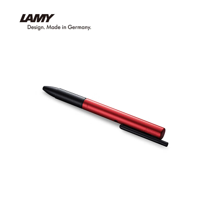 凌美(lamy)宝珠笔 指标系列签字笔 小学生 三年级用笔日常书写 红色