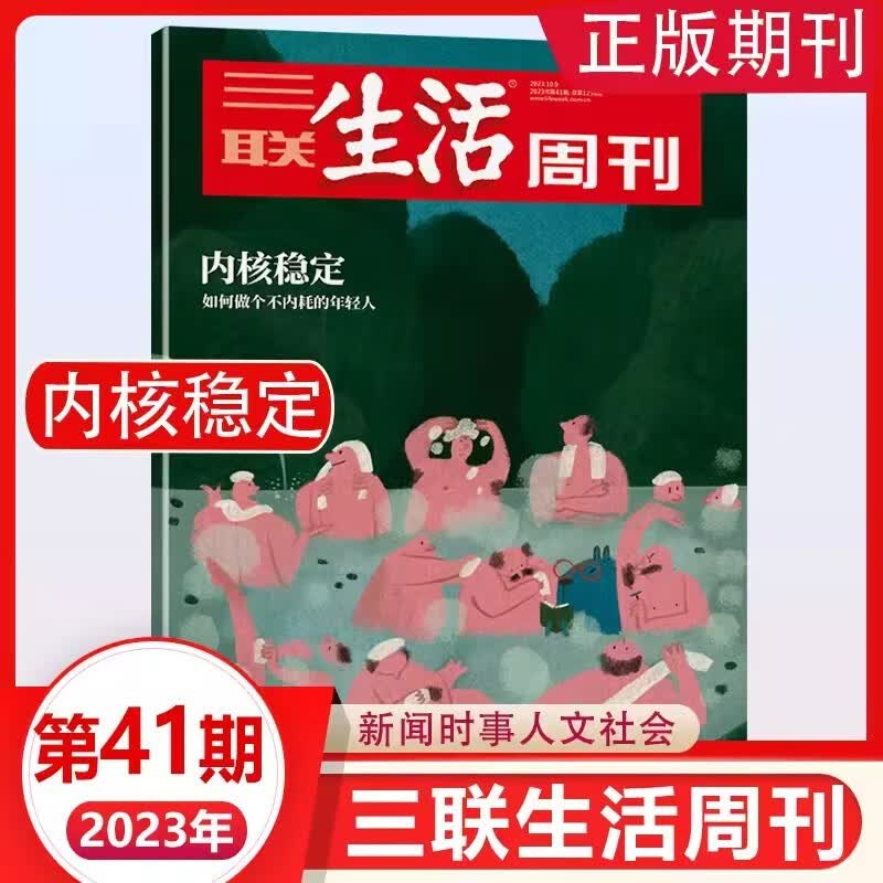 三联生活周刊杂志2023年第41期 内核稳定 如何做个不内耗的年轻人 时事新闻评论生活读书期刊图书高性价比高么？