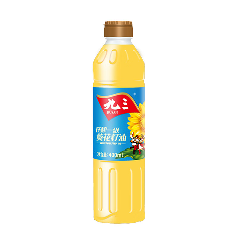 九三物理压榨 葵花籽油 400ml