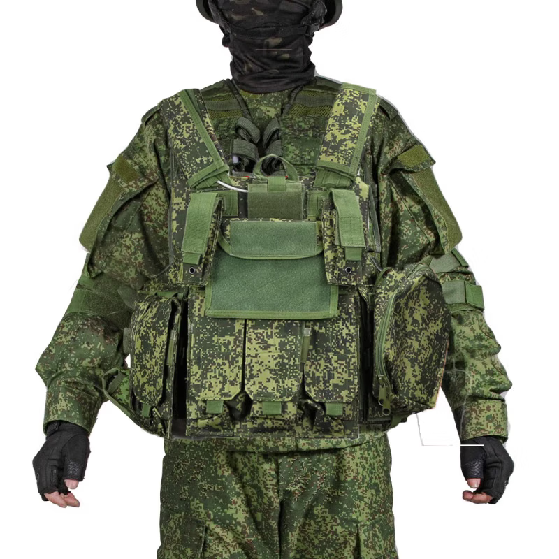俄军军迷特种兵幽灵战术马甲俄罗斯携防一体背心空降兵小绿人御用