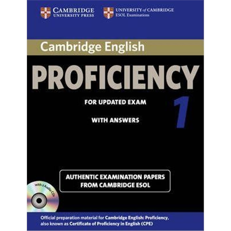 预订cambridge english proficiency 1 for updated exam