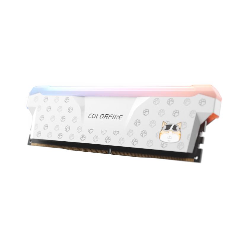 七彩虹（Coloful）台式机CVN16GDDR5台式机48006000内存条RGB灯条七彩虹32G（16*2）DDR56000橘影橙