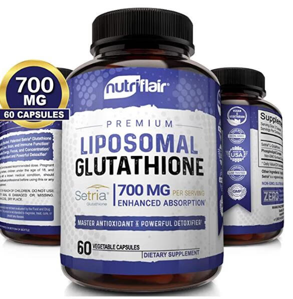 nutriflair liposomal glutathione脂质体还原谷胱甘肽60粒