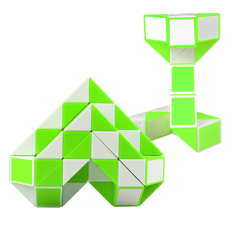 百亿补贴：奇艺魔方24段+60段魔尺 百变魔尺 含教程 绿白 26.29元