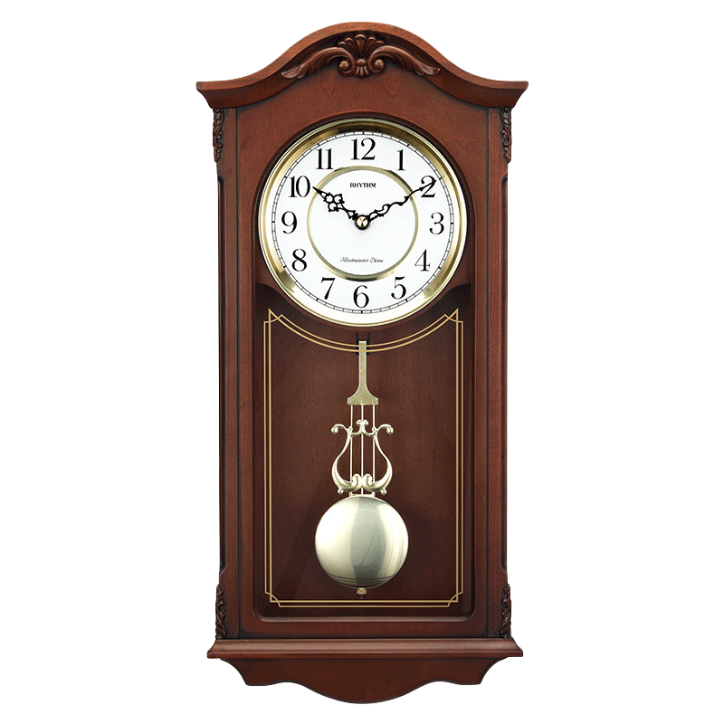 ������RHYTHM������ľ���Ӵ��ⱨʱ�ұ�������ʽ����ǽװ��ʱ��48cm CMJ502FR06