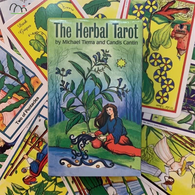 回可草药塔罗牌国内英文定制版卡牌桌游 草药塔罗牌 草药塔罗牌 草药