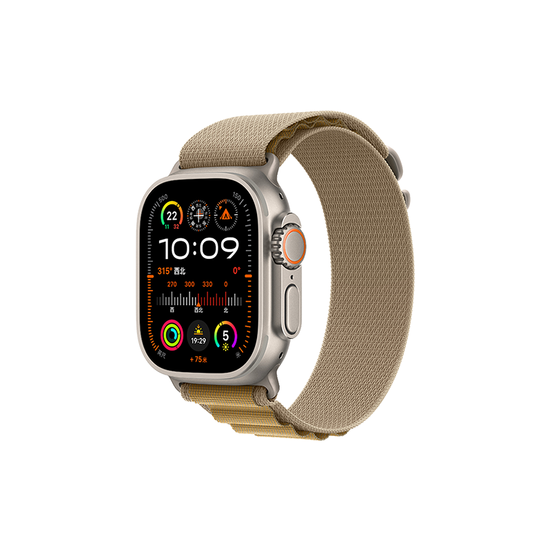 Apple/ƻ Watch Ultra 2 ֱGPS+ѿ49 ԭɫѽСɫɽػʽL MXDE3CH/B 4999Ԫ()