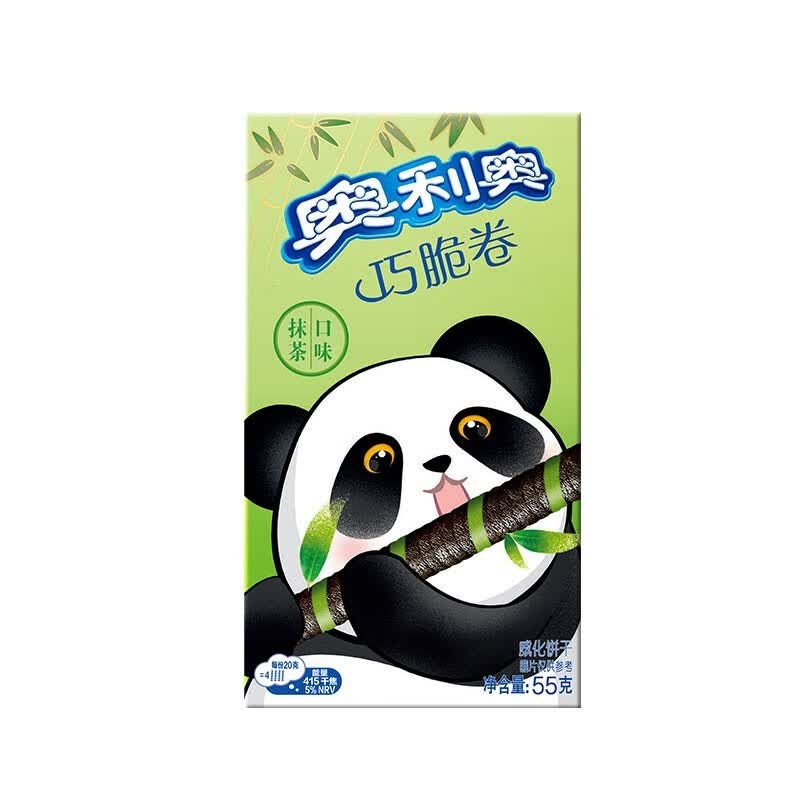 拍5件 奥利奥(oreo)巧脆卷 蛋卷零食威化下午茶55g 抹茶味 23.