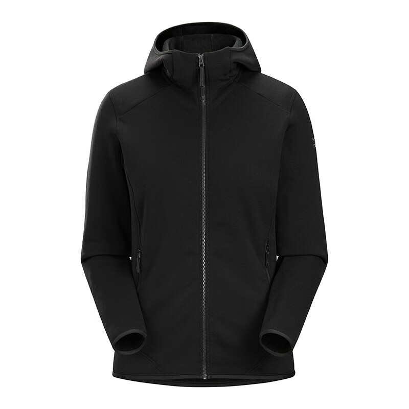 始祖鸟（ARC'TERYX）（ARC’TERYX）女子 KYANITE HOODY 耐磨舒适防风保暖抓绒连帽衫 Black/黑色 S