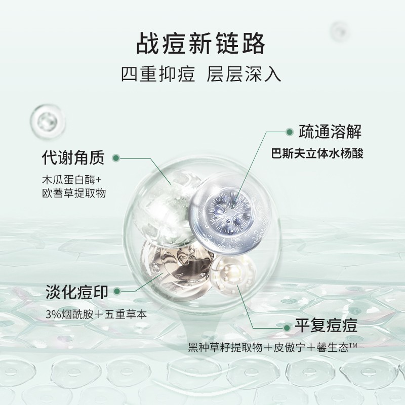 Leaf Simple 简单叶子水杨酸清洁软膏祛痘凝胶改善粉刺祛闭口淡化痘印去黑头 12g(2%浓度)