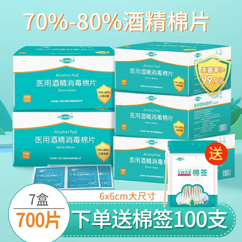 惊喜低价!江赫医用酒精棉片家庭护理必备,价格历史与销量趋势分析!