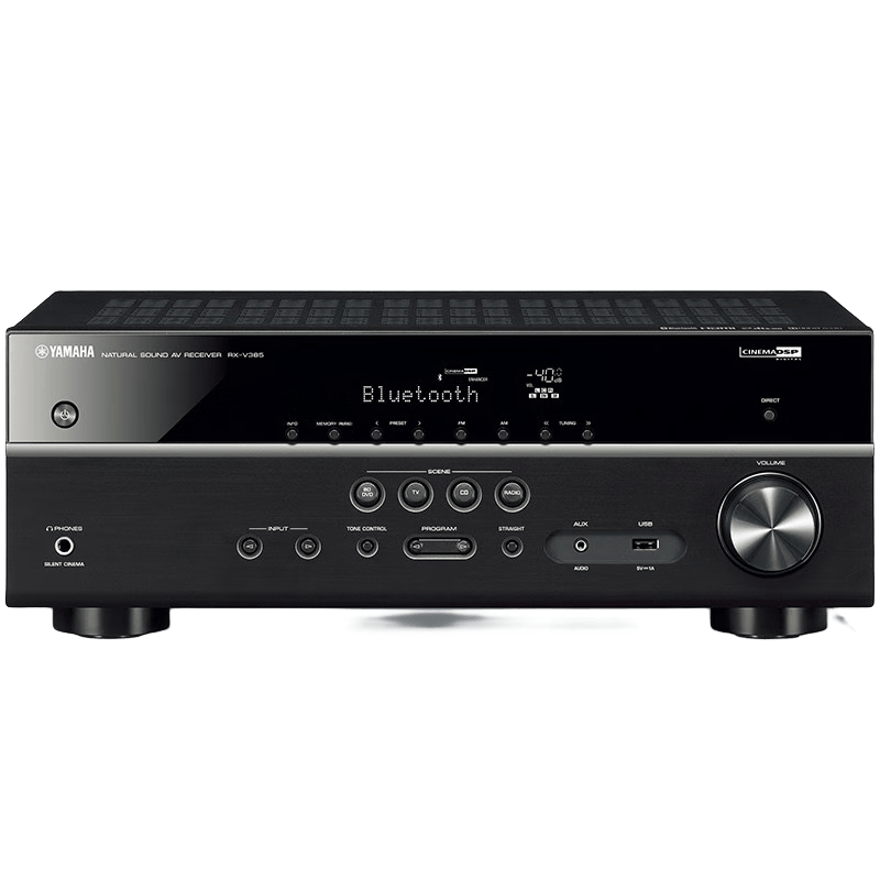 YAMAHA 雅马哈 RX-V385 5.1声道功放机 黑色