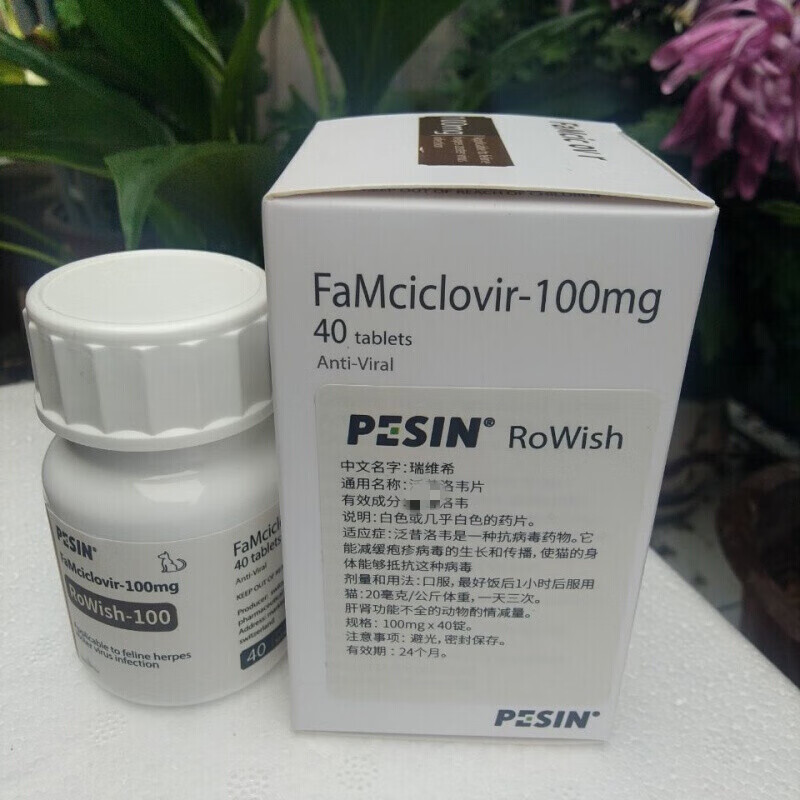 猫鼻支泛昔落韦片宠物营养补充剂猫疱疹病毒打喷嚏提高(现货速发)