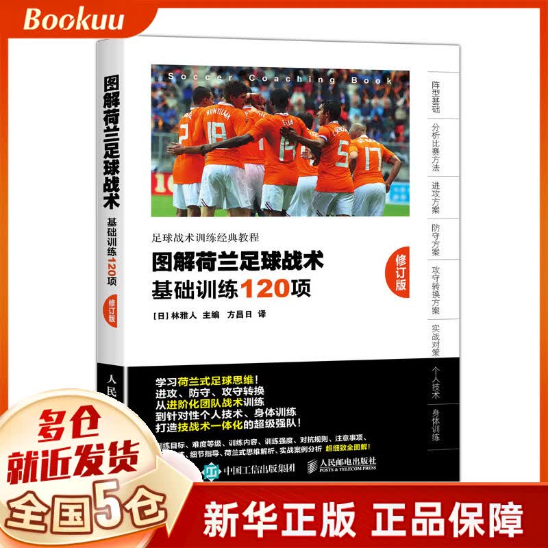 图解荷兰足球战术(基础训练120项修订版)