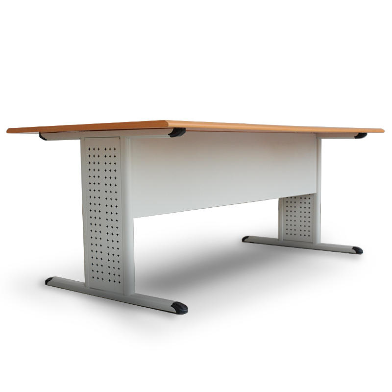 学校图书馆阅览室桌椅书店会议室培训阅读桌钢木办公桌椅开会桌子防火