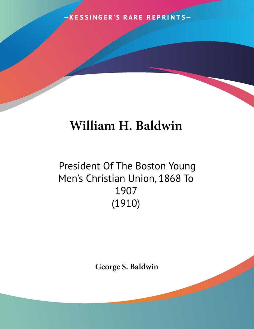 【预售 按需印刷】william h. baldwin