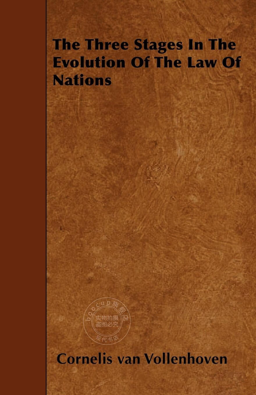 【2周达】【预售 按需印刷】the three stages in the evolution of