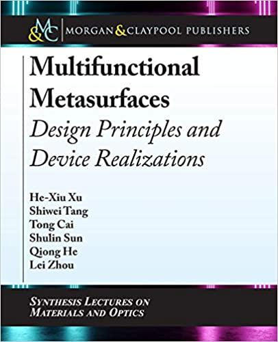 预订Multifunctional Metasurfaces