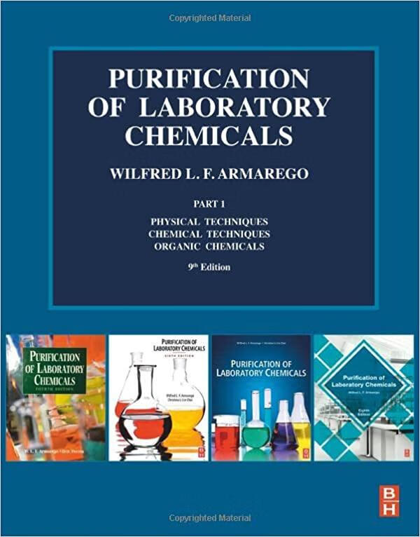 预订 purification of laboratory chemicals: part 1 physical