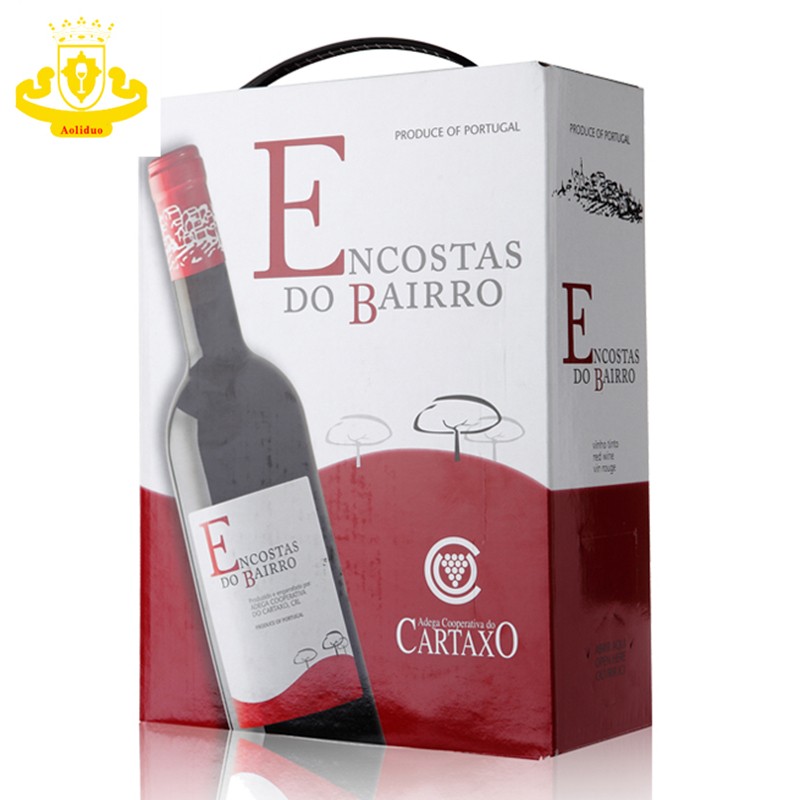 葡萄牙原装进口红酒3L 高斯达纸盒袋装干型红葡萄酒 盒装红酒3000ml 1盒装