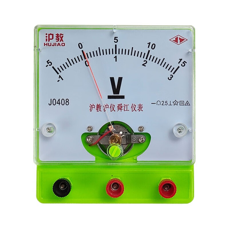 舜江 电流电压表灵敏电流计 安培a表伏特v表学生用实验指针式电表中学