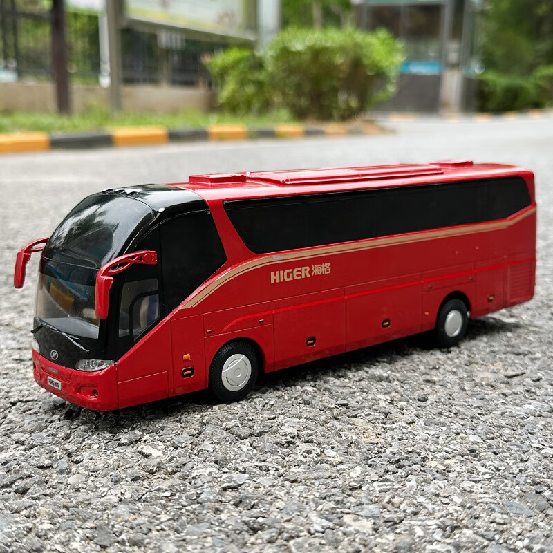 原厂1:42 苏州金龙 海格客车 klq6127bae51 公路客车巴士模型车模
