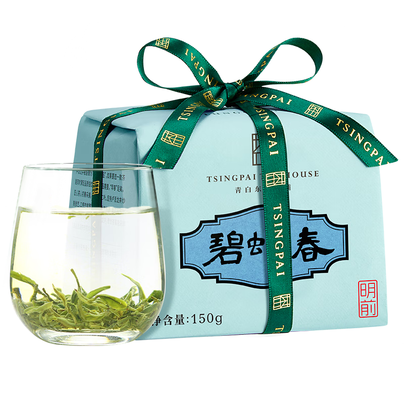 卢正浩绿茶碧螺春特级150g 2025新茶上市明前纸包苏州原产茶叶自己喝