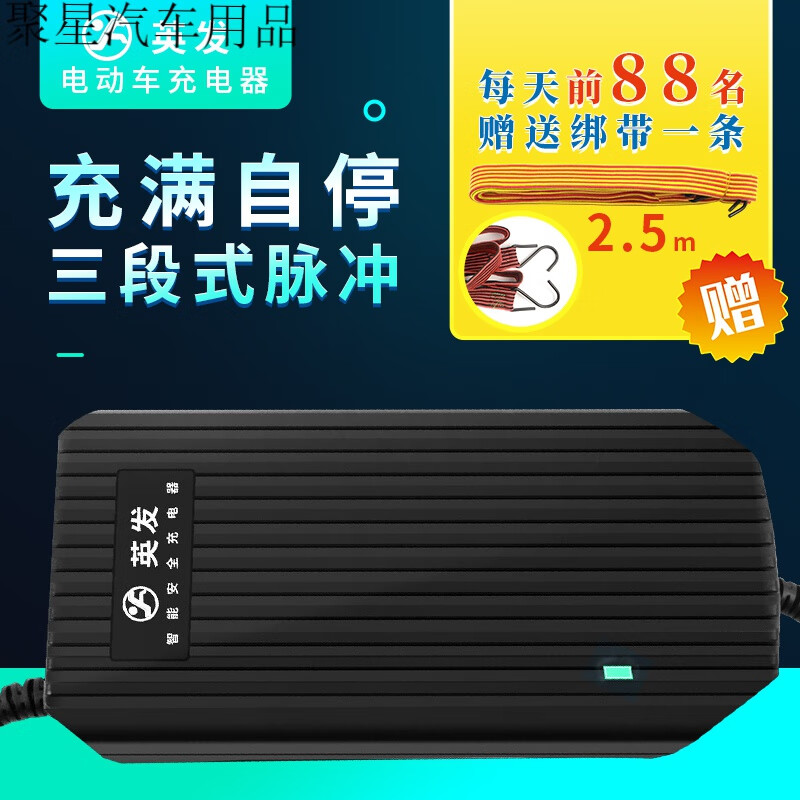 电动车铅酸电瓶充电器48v12ah20ah60v72伏新日爱玛雅迪三轮车 英发48v