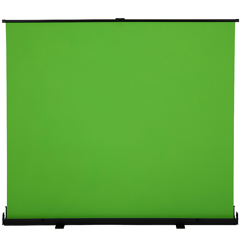 绿布直播拍照专场抠图抠像摄影背景布一体式便携升降地拉绿幕 绿色1