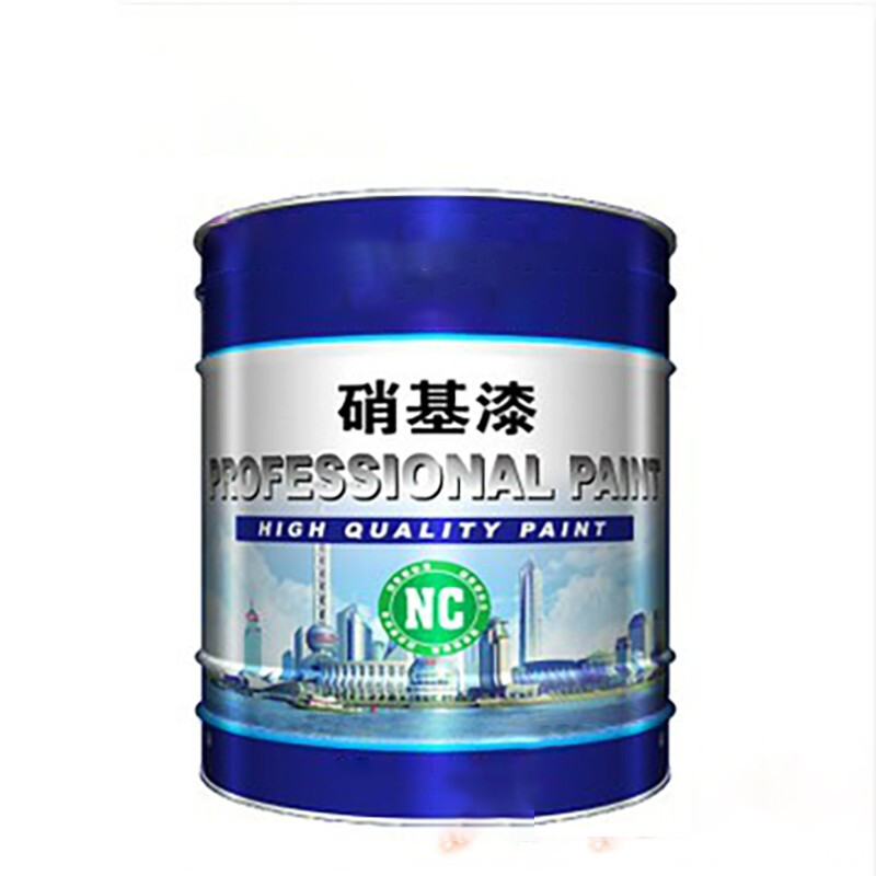 木器清漆 硝基漆瓷漆亮光红色 黄色 黑色绿色3l 亮光海蓝