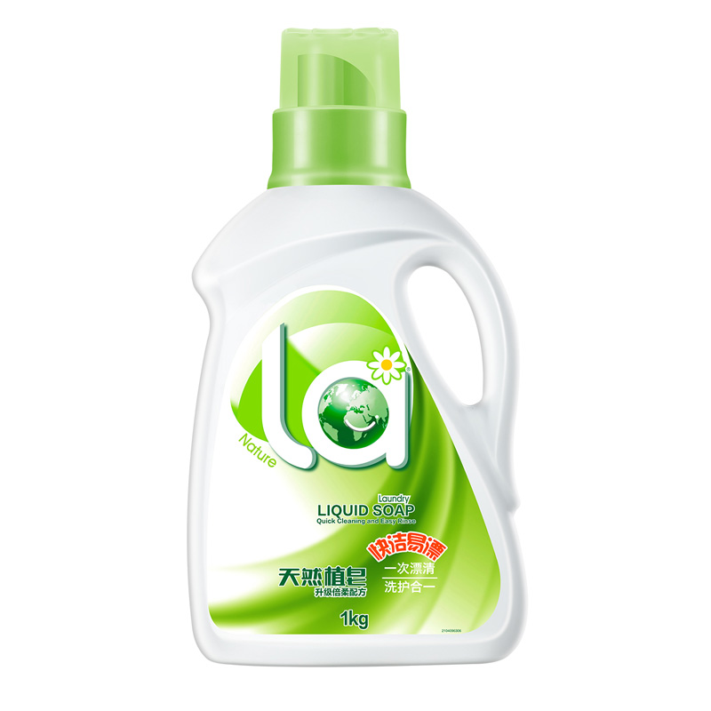 妈妈壹选洗衣液天然皂液 无添加 温和洁净不刺激 9斤（瓶装1L*3+袋装500ml*3）