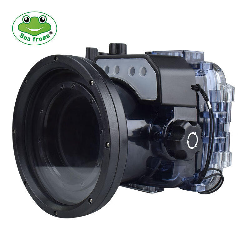 拍立宝适用于sony索尼rx100-6黑卡相机潜水壳水下摄影防水壳60米防水