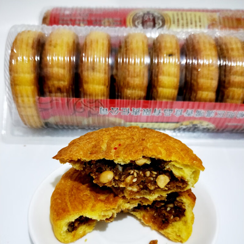 维霆陕北老月饼榆林特产地方小吃土月饼五仁红枣传统手工硬壳中秋月饼