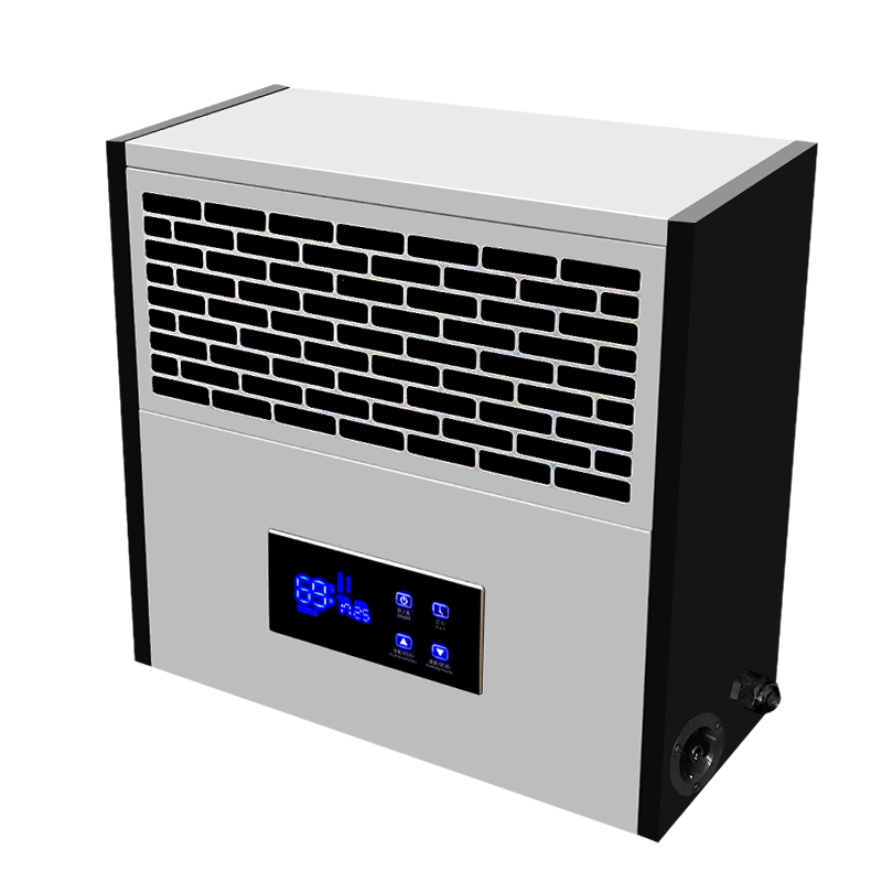 千惠侬壁挂式除湿机地下室新风吊顶抽湿机家用别墅中央型吊装式 白色