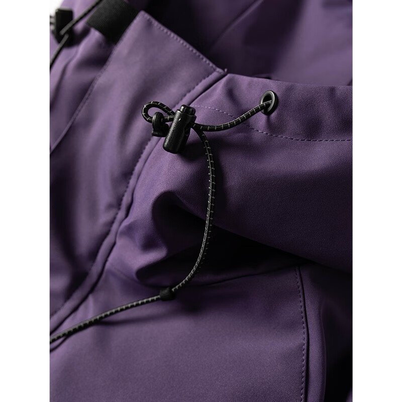 William fox&sons新型三防户外面料人体工学立体裁剪机能轻户外男女同款仿冲锋夹克 紫色【加绒款升级版 】-15℃御寒 S /46