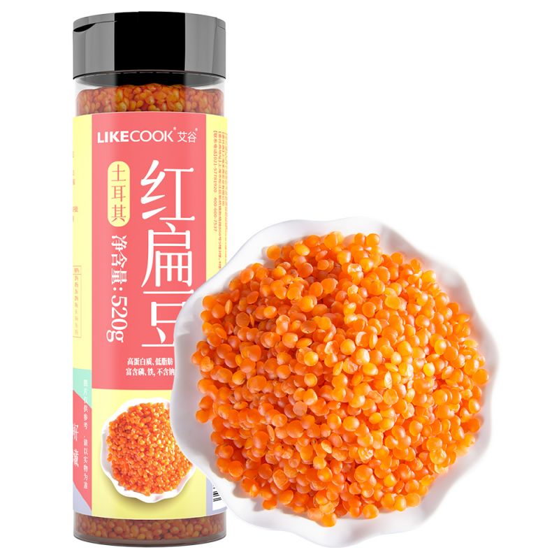 艾谷土耳其红扁豆罐装(五谷杂粮 粗粮 粥米伴侣)年货 1罐