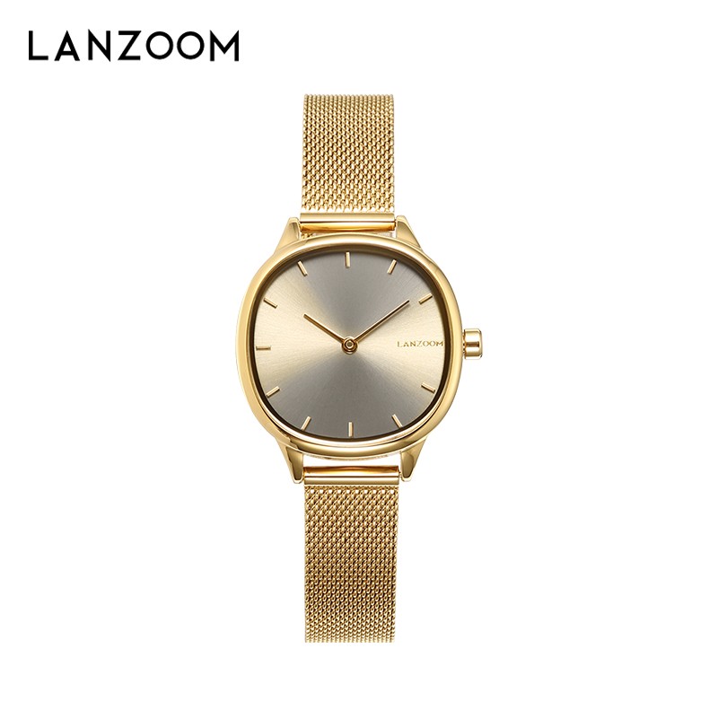 LANZOOM蓝族莫兰迪小金表手表女时尚腕表生日礼物送女友闺蜜同款礼物 【送女友礼物推荐】Jena02