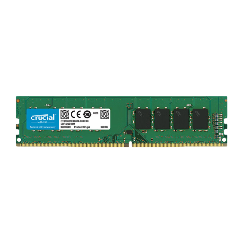 英睿达（Crucial）原厂内存DDR4台式机电脑镁光颗粒内存条 DDR4 3200 32G 台式机内存条
