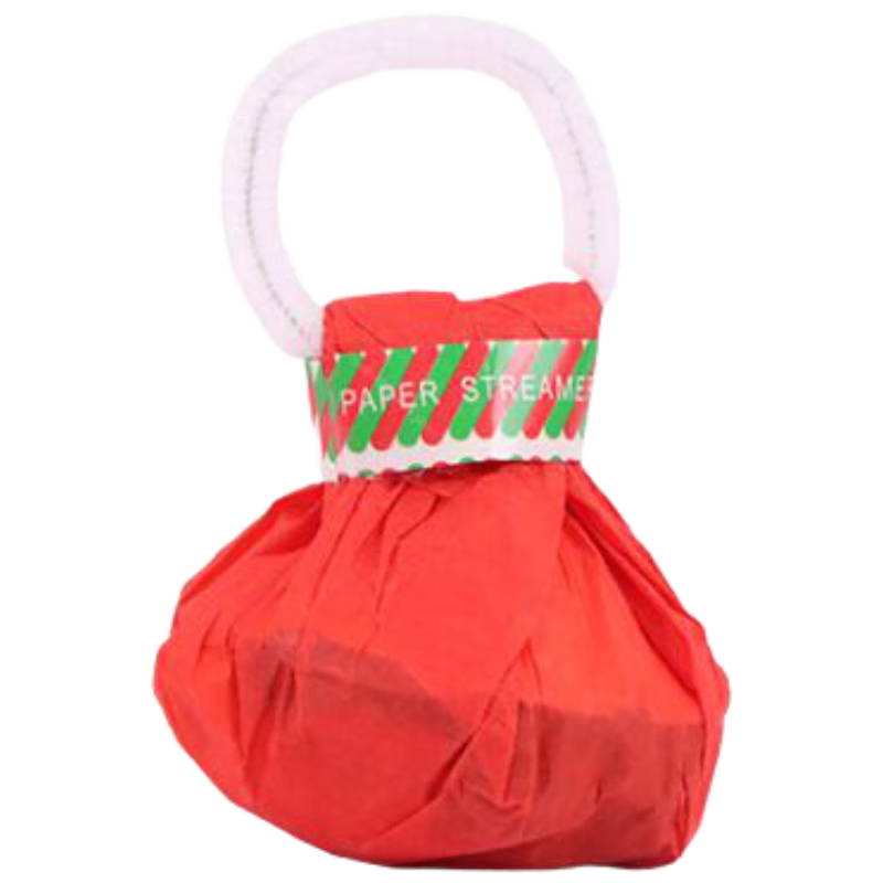 TaTanice 手拋彩帶 蜘蛛絲酒吧彩條結婚迎親道具手持免打掃表演道具5個裝