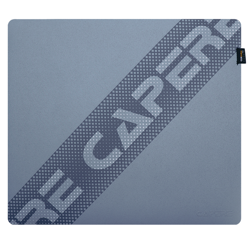 CAPERE (鎧雷)硫化硅膠鼠標(biāo)墊【速度墊】表面定位精準(zhǔn) CORDURA 輕粗面亂紋細(xì)沙感防潑水競技滑鼠墊游戲墊 硫化墊-小號灰色【1代】速度墊/硅膠底