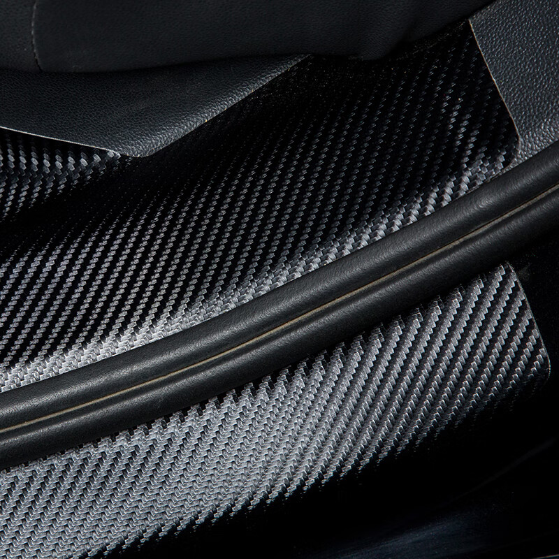 YWZR桐汝壁24款小鹏MONA M03门槛条迎宾踏板防踩贴门边保护条防 小鹏MONA M03内+外门槛8片